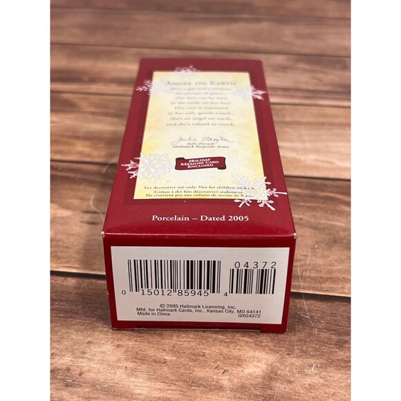 2005 HALLMARK KEEPSAKE ORNAMENT QXG4372 ANGEL ON EARTH MOTHER AND CHILD GLASS - Picture 4 of 11